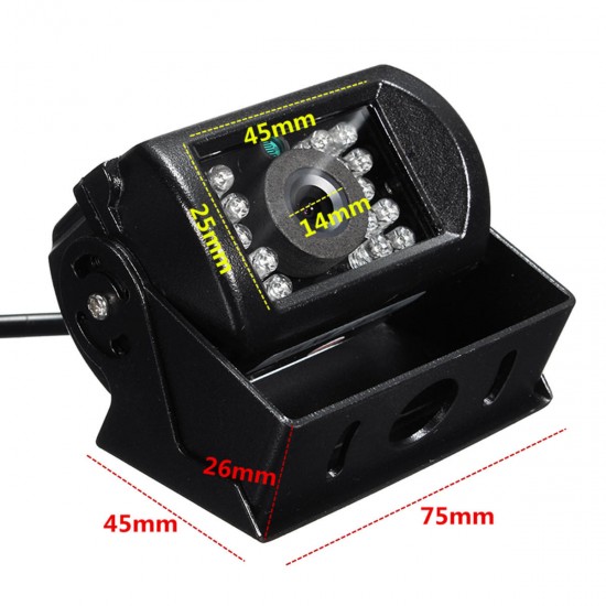 Wireless Rear View Backup Reverse CCD Camera For Car Truck Bus Caravan 12-24V Wireless Rear View Backup Reverse CCD Camera For Car Truck Bus Caravan 12-24V