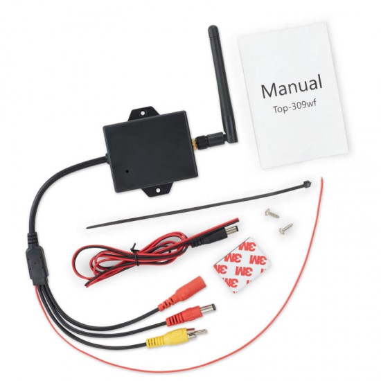 Wireless Wifi Reversing Monitor Av To Wifi Module Wifi Car Mirror With Mobile Phone System Version