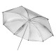 33 Inch 83cm Photo Studio Flash Reflector Black Sliver Umbrella