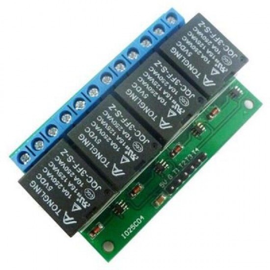 1-4CH 5V 12V Flip-Flop Latch Relay Module Bistable Self-lock Switch For Smart Home 1-4CH 5V 12V Flip-Flop Latch Relay Module Bistable Self-lock Switch For Smart Home
