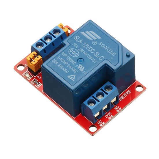 1 Channel 12V Relay Module 30A With Optocoupler Isolation Support High And Low Level Trigger for Arduino