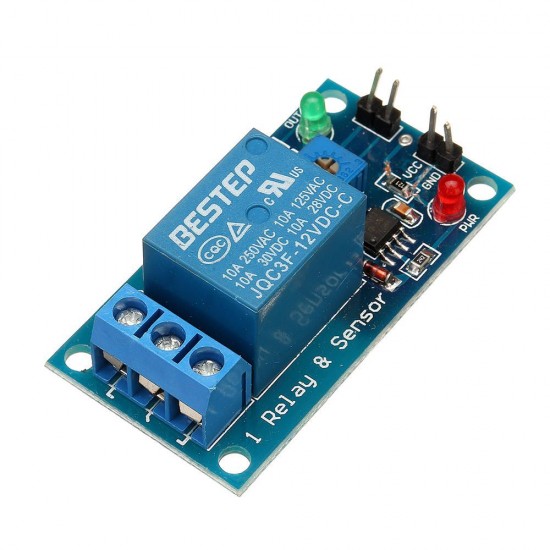 1 Channel 12V Relay Module High And Low Level Trigger for Arduino - products that work with official Arduino boards