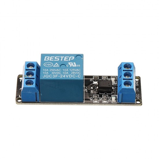 1 Channel 24V Relay Module Optocoupler Isolation With Indicator Input Active Low Level for Arduino - products that work with official Arduino boards 1 Channel 24V Relay Module Optocoupler Isolation With Indicator Input Active Low Level for Arduino - products that work with official Arduino boards
