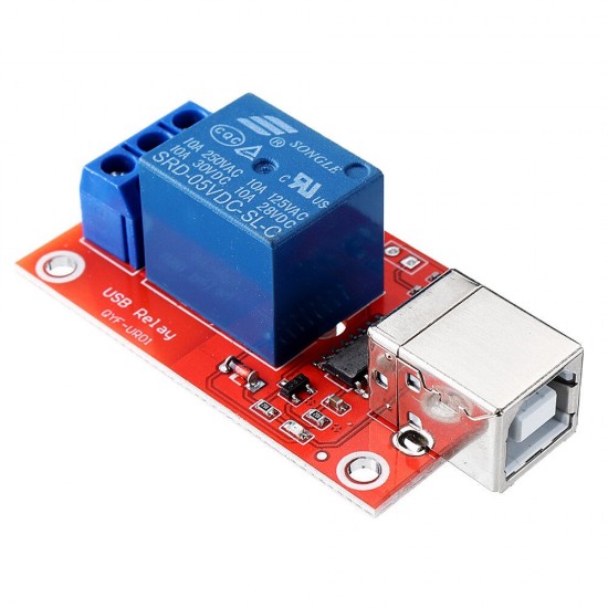 1 Channel 5V HID Driverless USB Relay USB Control Switch Computer Control Switch PC Intelligent Control Relay Module