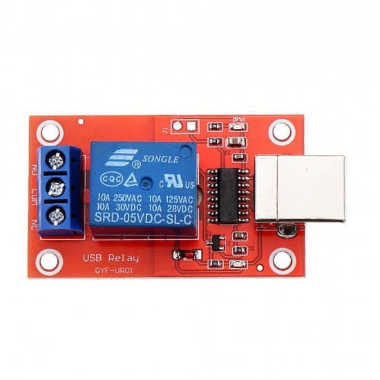 1 Channel 5V HID Driverless USB Relay USB Control Switch Computer Control Switch PC Intelligent Control Relay Module