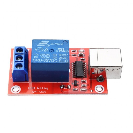 1 Channel 5V HID Driverless USB Relay USB Control Switch Computer Control Switch PC Intelligent Control Relay Module