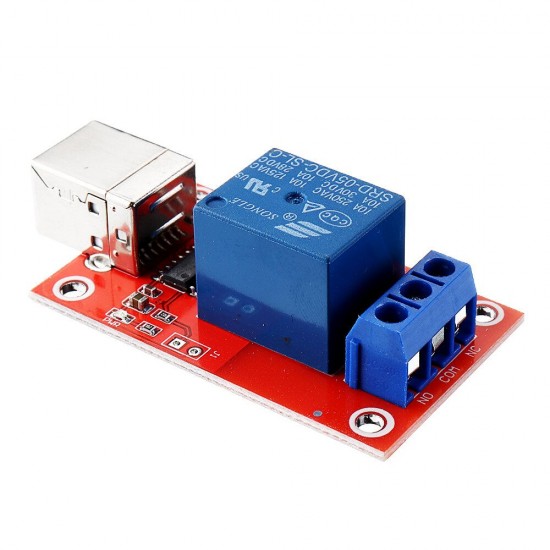 1 Channel 5V HID Driverless USB Relay USB Control Switch Computer Control Switch PC Intelligent Control Relay Module