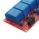 10Pcs DC12V 4 Channel Level Trigger Optocoupler Relay Module Power Supply Module