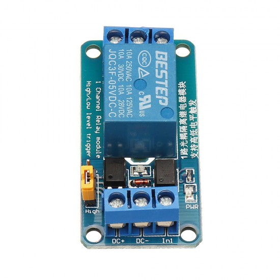 10pcs 1 Channel 5v Relay Module High And Low Level Trigger