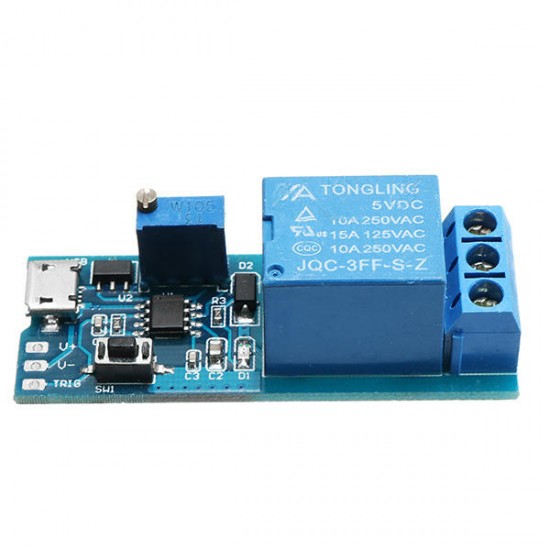 10pcs 5-30V 10A Wide Voltage Trigger Delay Relay Module Timer Module Two Trigger Modes With Strong Anti-Interference Ability And Continuous Flow Protection Function