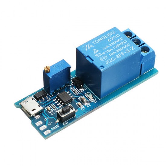 10pcs 5-30V 10A Wide Voltage Trigger Delay Relay Module Timer Module Two Trigger Modes With Strong Anti-Interference Ability And Continuous Flow Protection Function