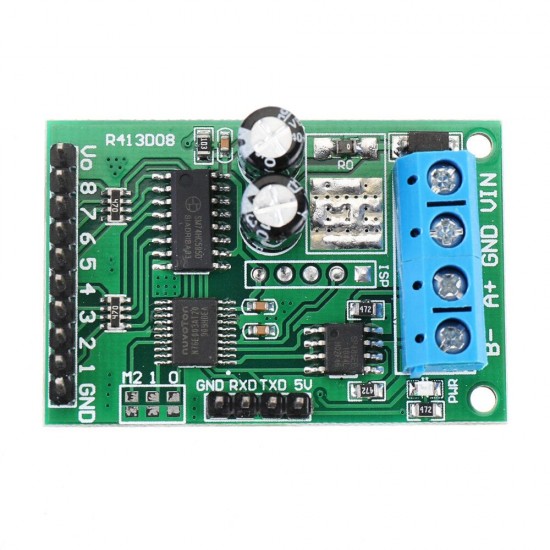 10pcs 8Channel DC 5V RS485 Modbus RTU Control Module UART Relay Switch Board PLC