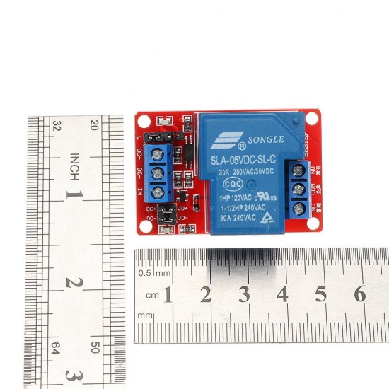 10pcs 1 Channel 5V Relay Module 30A With Optocoupler Isolation Support High Low Level Trigger