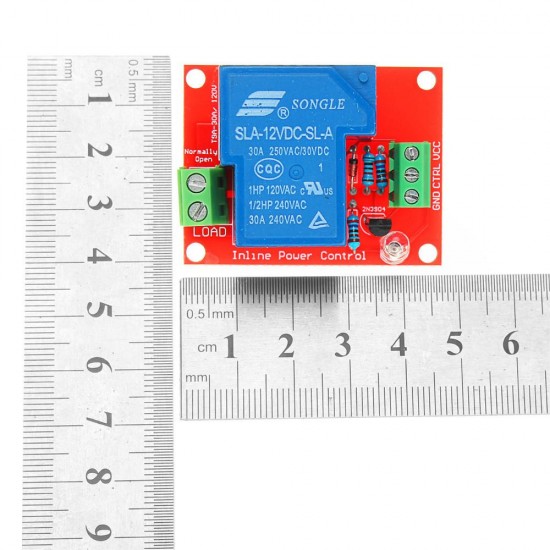 10pcs 12V 30A 250V 1 Channel Relay High Level Drive Relay Module Normally Open Type For Auduino