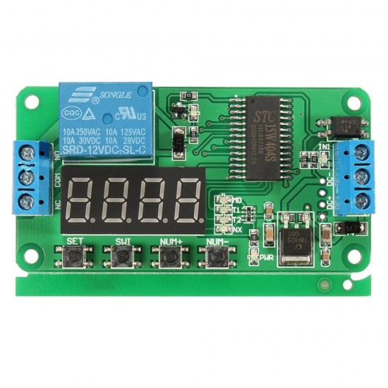 10pcs DC 12V PLC Self Lock Delay Relay Multifunction Cycle Timer Module Switch Control 10pcs DC 12V PLC Self Lock Delay Relay Multifunction Cycle Timer Module Switch Control