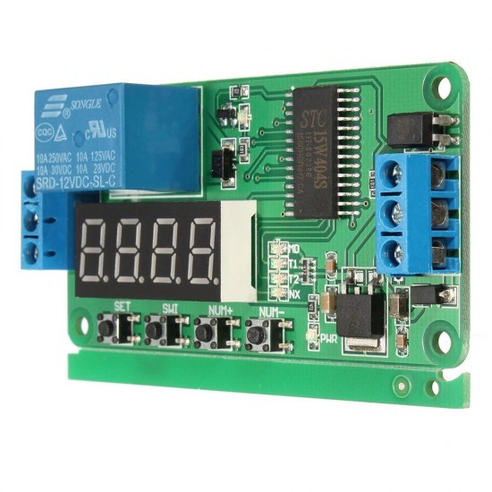 10pcs DC 12V PLC Self Lock Delay Relay Multifunction Cycle Timer Module Switch Control 10pcs DC 12V PLC Self Lock Delay Relay Multifunction Cycle Timer Module Switch Control