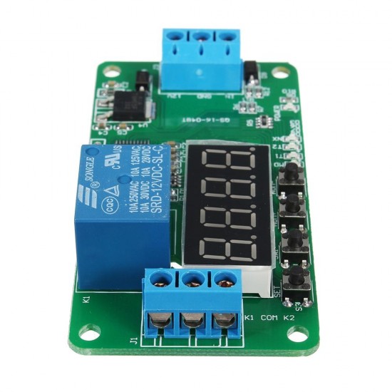 10pcs DC 12V PLC Self Lock Delay Relay Multifunction Cycle Timer Module Switch Control