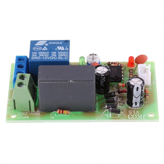 10pcs JK03 220V AC Time Delay Relay Control Module with Trigger Delay 5min Adjustable NE555 10A