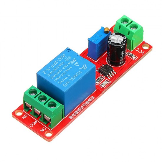 10pcs NE555 Chip Time Delay Relay Module Single Steady Switch Time Switch 12V