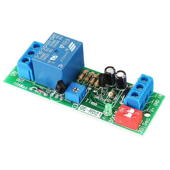 10pcs QF-RD21 5V Power-off Delay Disconnect Relay Module Timer Delay Switch Module 10pcs QF-RD21 5V Power-off Delay Disconnect Relay Module Timer Delay Switch Module