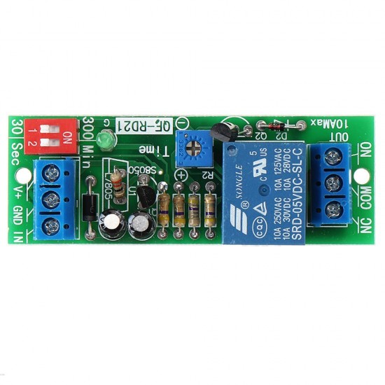 10pcs QF-RD21 5V Power-off Delay Disconnect Relay Module Timer Delay Switch Module 10pcs QF-RD21 5V Power-off Delay Disconnect Relay Module Timer Delay Switch Module