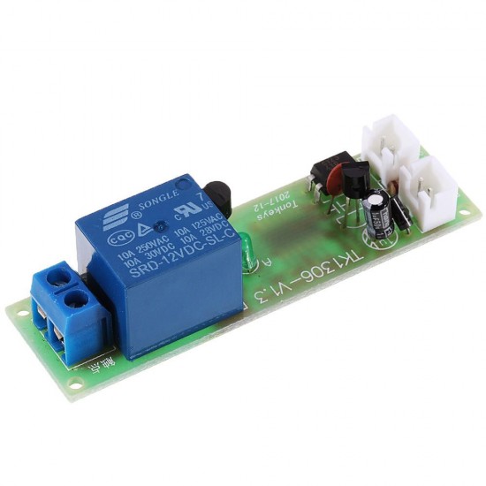 10pcs TK1305A 12V DC Multifunctional Time Delay Relay Module with Optocoupler Isolation