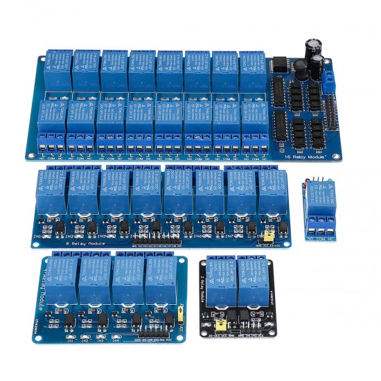 12V 1/2/4/8/16 Channel Relay Module With Optocoupler For PIC DSP for Arduino - products that work with official Arduino boards 12V 1/2/4/8/16 Channel Relay Module With Optocoupler For PIC DSP for Arduino - products that work with official Arduino boards