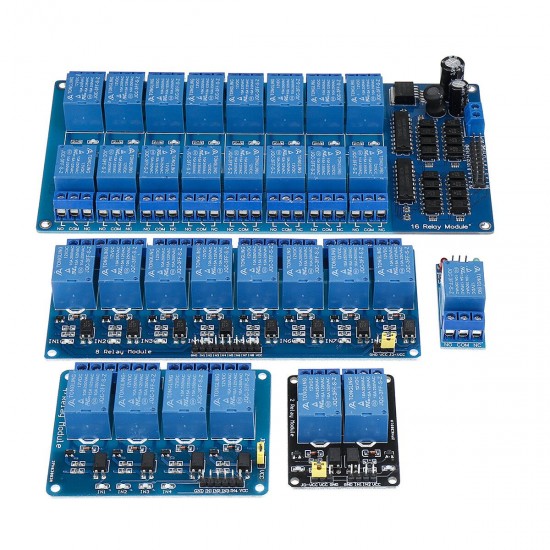 12V 1/2/4/8/16 Channel Relay Module With Optocoupler For PIC DSP for Arduino - products that work with official Arduino boards