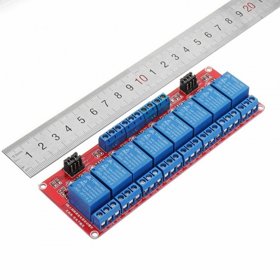 12V 8 Channel Level Trigger Optocoupler Relay Module