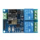 12V ESP8266 Dual WiFi Relay Module Internet Of Things Smart Home Mobile APP Remote Switch 12V ESP8266 Dual WiFi Relay Module Internet Of Things Smart Home Mobile APP Remote Switch
