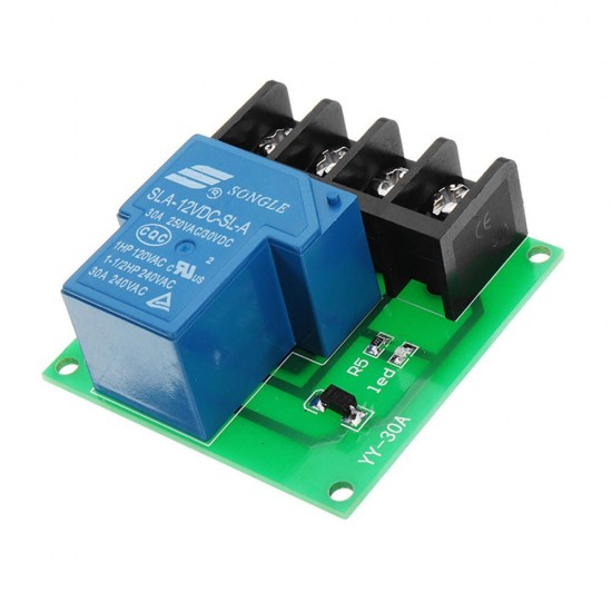 1CH 12V 30A Relay Module High Power Relay Control Board Single Switch