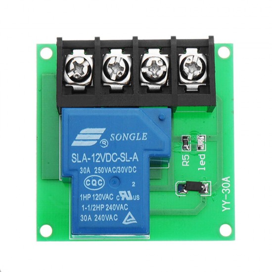 1CH 12V 30A Relay Module High Power Relay Control Board Single Switch