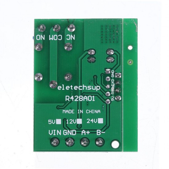 1Channel RS485 MODBUS RTU Serial Port Multi-function Relay Module PLC Controller for Smart Home 12V DC