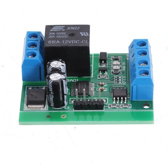 1Channel RS485 MODBUS RTU Serial Port Multi-function Relay Module PLC Controller for Smart Home 12V DC