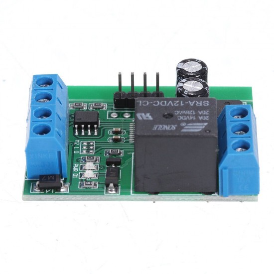 1Channel RS485 MODBUS RTU Serial Port Multi-function Relay Module PLC Controller for Smart Home 12V DC