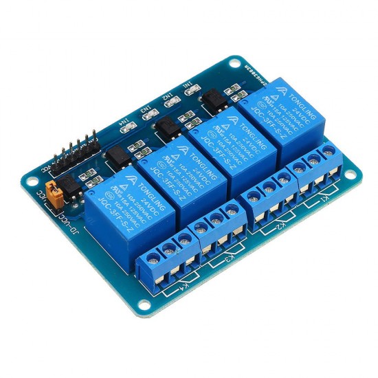 24V 4 Channel Relay Module For PIC DSP MSP430 for Arduino - products that work with official Arduino boards