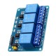 2Pcs 5V 4 Channel Relay Module PIC DSP MSP430 Blue for Arduino - products that work with official Arduino boards