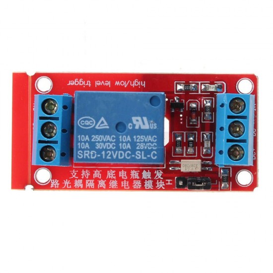 30pcs 1 Channel 12V Level Trigger Optocoupler Relay Module for Arduino - products that work with official Arduino boards