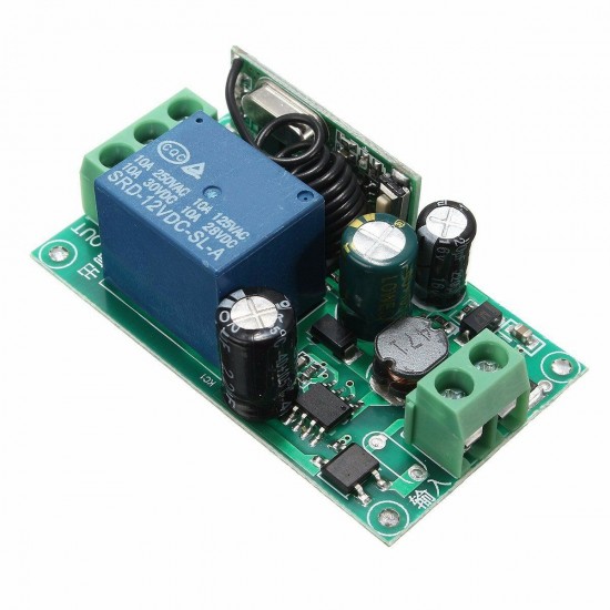 315MHz / 433MHz 220V 10A 1CH Channel Wireless Relay Remote Control Switch Receiver 315MHz / 433MHz 220V 10A 1CH Channel Wireless Relay Remote Control Switch Receiver
