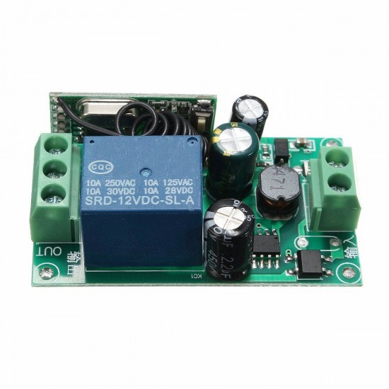 315MHz / 433MHz 220V 10A 1CH Channel Wireless Relay Remote Control Switch Receiver 315MHz / 433MHz 220V 10A 1CH Channel Wireless Relay Remote Control Switch Receiver