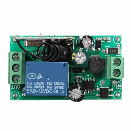 315MHz / 433MHz 220V 10A 1CH Channel Wireless Relay Remote Control Switch Receiver 315MHz / 433MHz 220V 10A 1CH Channel Wireless Relay Remote Control Switch Receiver