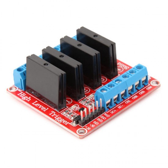 3Pcs Four Way Solid State Relay Module