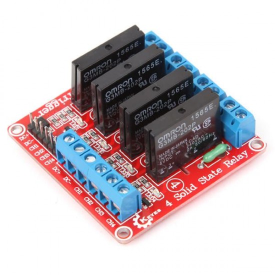 3Pcs Four Way Solid State Relay Module 3Pcs Four Way Solid State Relay Module