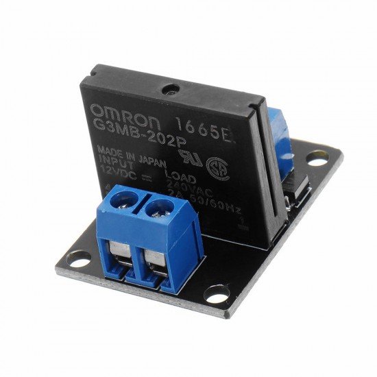 3pcs 1 Channel 12V Relay Module Solid State High Level Trigger 240V2A for Arduino - products that work with official Arduino boards