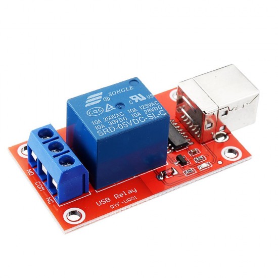 3pcs 1 Channel 5V HID Driverless USB Relay USB Control Switch Computer Control Switch PC Intelligent Control Relay Module