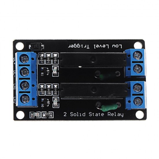 3pcs 2 Channel DC 12V Relay Module Solid State Low Level Trigger For 240V2A 3pcs 2 Channel DC 12V Relay Module Solid State Low Level Trigger For 240V2A