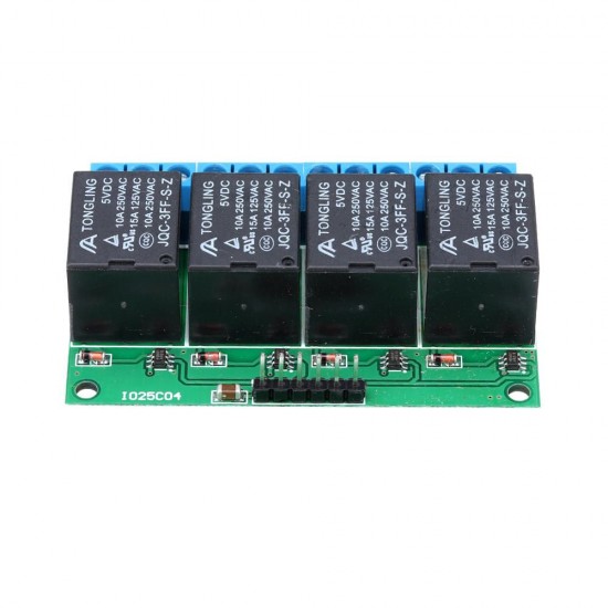 3pcs 4 Channel DC5V 280MA Self-locking Relay Module Trigger Latch Relay Module Bistable