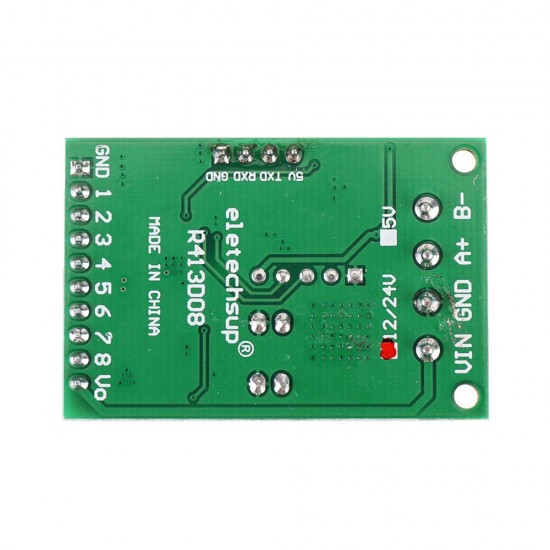 3pcs 8Channel DC 6-24V RS485 Modbus RTU Control Module UART Relay Switch Board PLC