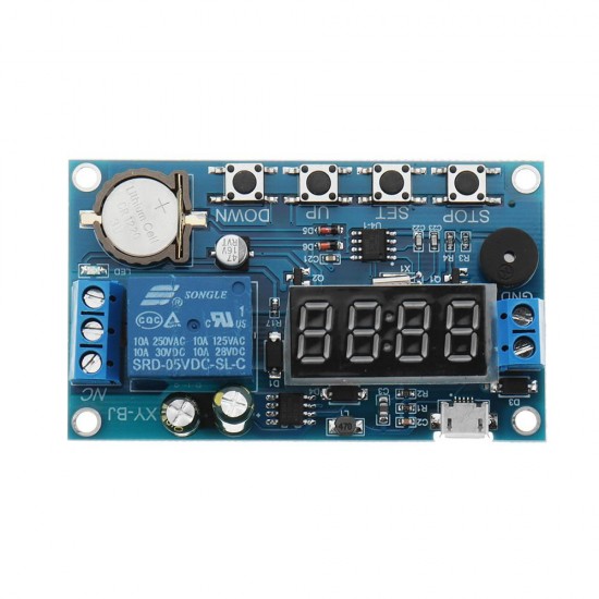 3pcs DC 5V To 60V Real-time Relay Module Clock Synchronization Timer Module Time Control Delay 24 Hours Timing 5 Time Segments