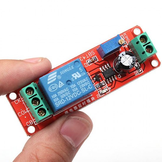 3pcs Delay Timer Switch Adjustable 0-10sec With NE555 Electrical Input 12V 10A 3pcs Delay Timer Switch Adjustable 0-10sec With NE555 Electrical Input 12V 10A